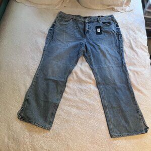 Fashion Nova Slit Straight Leg Jeans